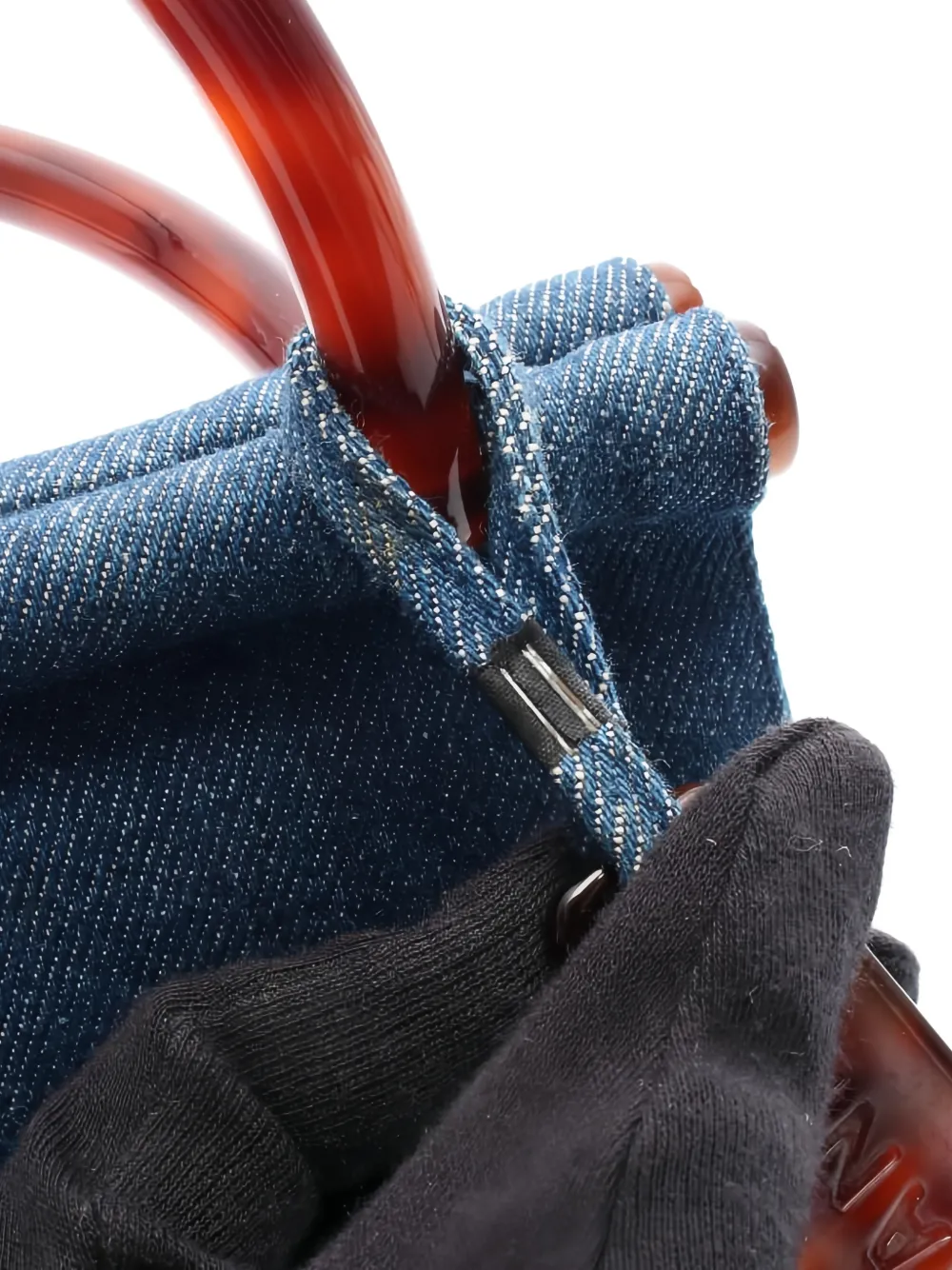 Pre-owned Chanel 1997-1999 Denim Handbag In Blue