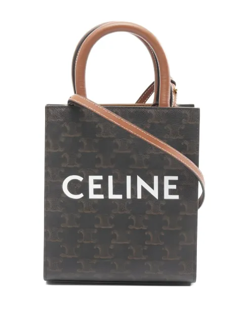 Celine Pre-Owned mini sac à main Vertical Cabas en toile