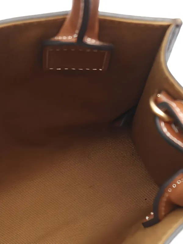 Celine Pre-Owned Mini Vertical Cabas Tote Bag | Brown | FARFETCH