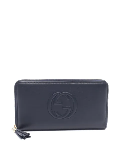 Gucci Pre-Owned 2010s Soho Interlocking G zip-around wallet