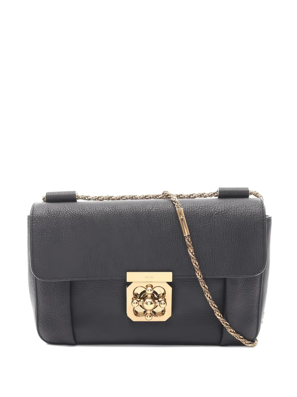 Chloé Pre-Owned 2010s Elsie chain-strap leather crossbody bag | Black | Image 1