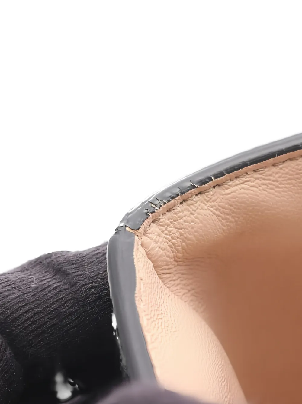 Pre-owned Chloé 2010s Elsie Chain-strap Leather Crossbody Bag In Black