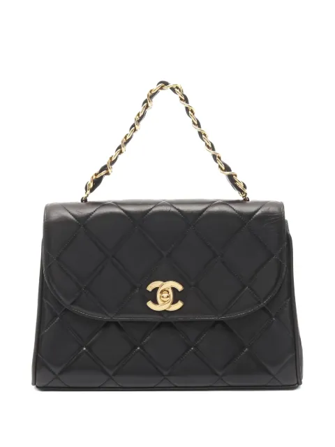 CHANEL Pre-Owned 1994-1996 diamond-quilting tote bag