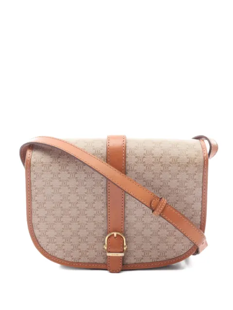 Celine Pre-Owned 2000s Macadam buckle shoulder bag