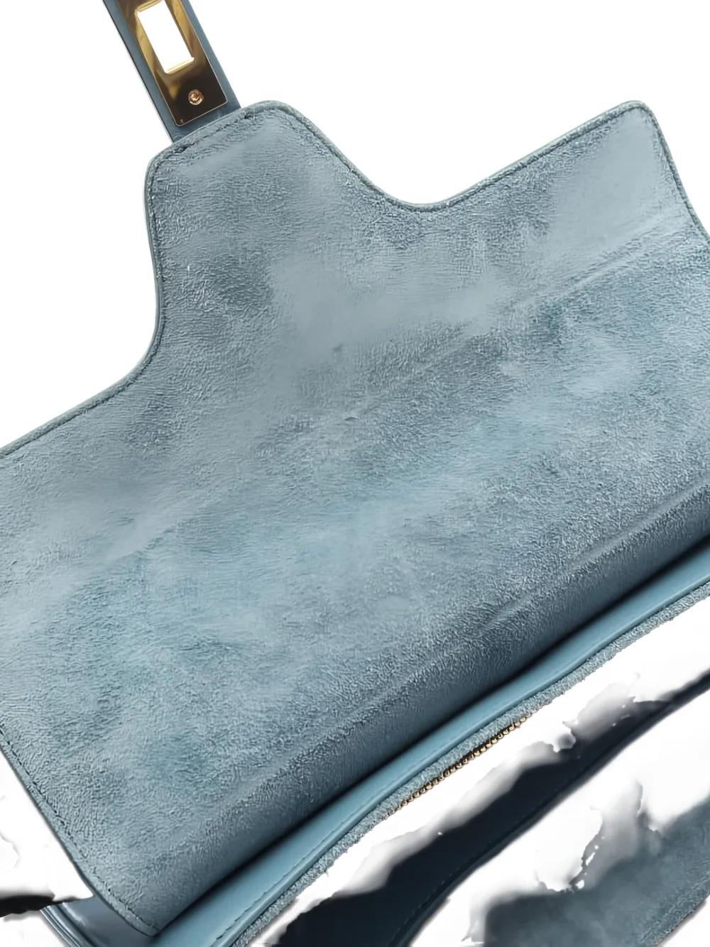 CELINE Pre-owned 2010s Tenn Soft 16 Leather Shoulder Bag In Blue