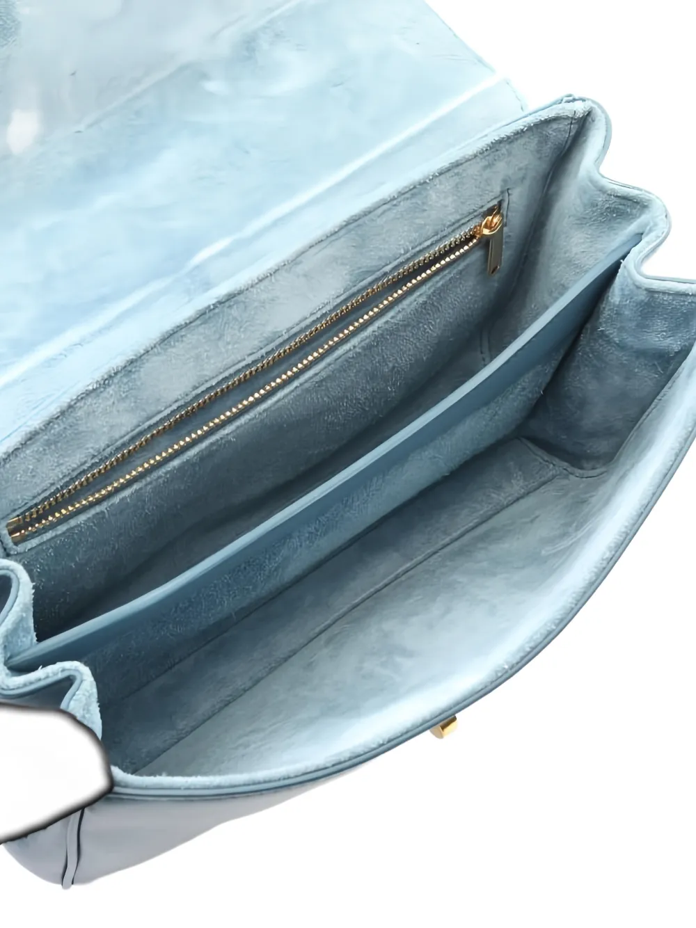 CELINE Pre-owned 2010s Tenn Soft 16 Leather Shoulder Bag In Blue