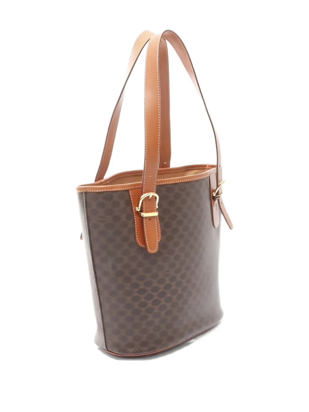 Celine Pre-Owned 2010s Macadam buckle shoulder bag | Pre-Owned | Image 2