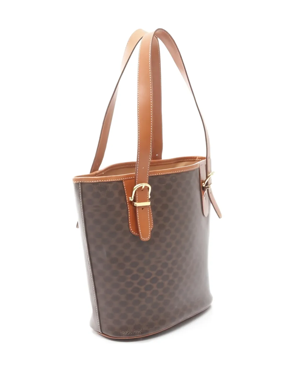 Celine Pre-Owned 2010s Macadam buckle shoulder bag | Pre-Owned | Image 2