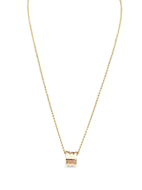 Bvlgari Pre-Owned engraved-logo necklaces