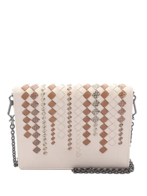 Bottega Veneta Pre-Owned cartera Intrecciato con cadena 2000