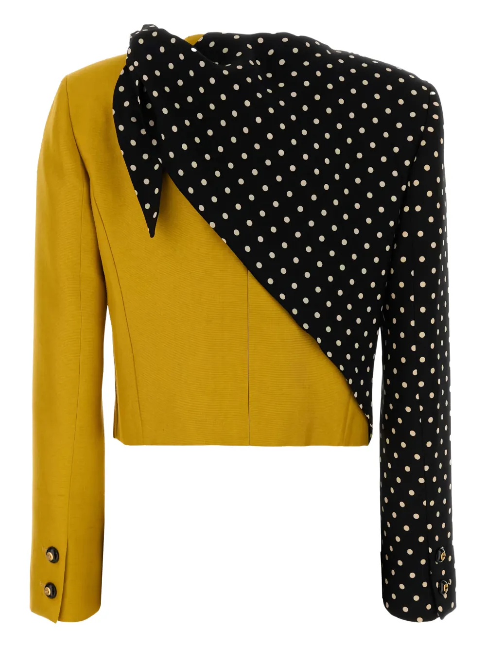 Valentino Polka Dot-pattern Jacket In Yellow