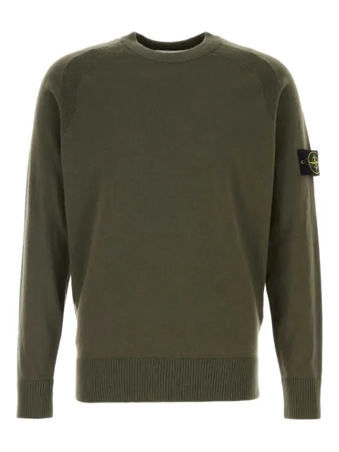 Stone Island suéter con cuello redondo