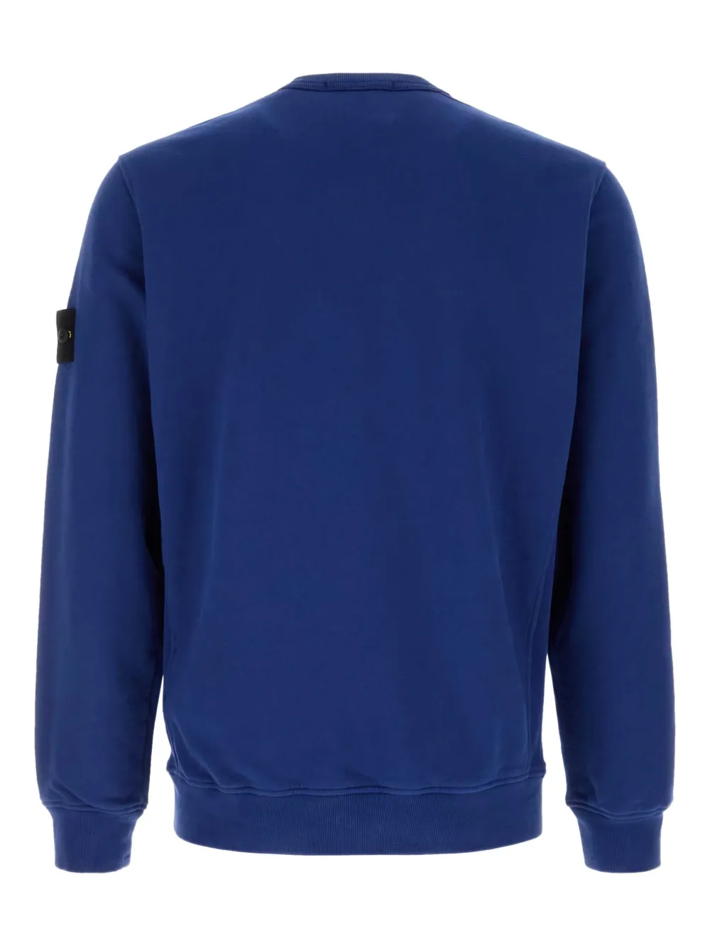 Stone Island Katoenen sweater met patch - Blauw