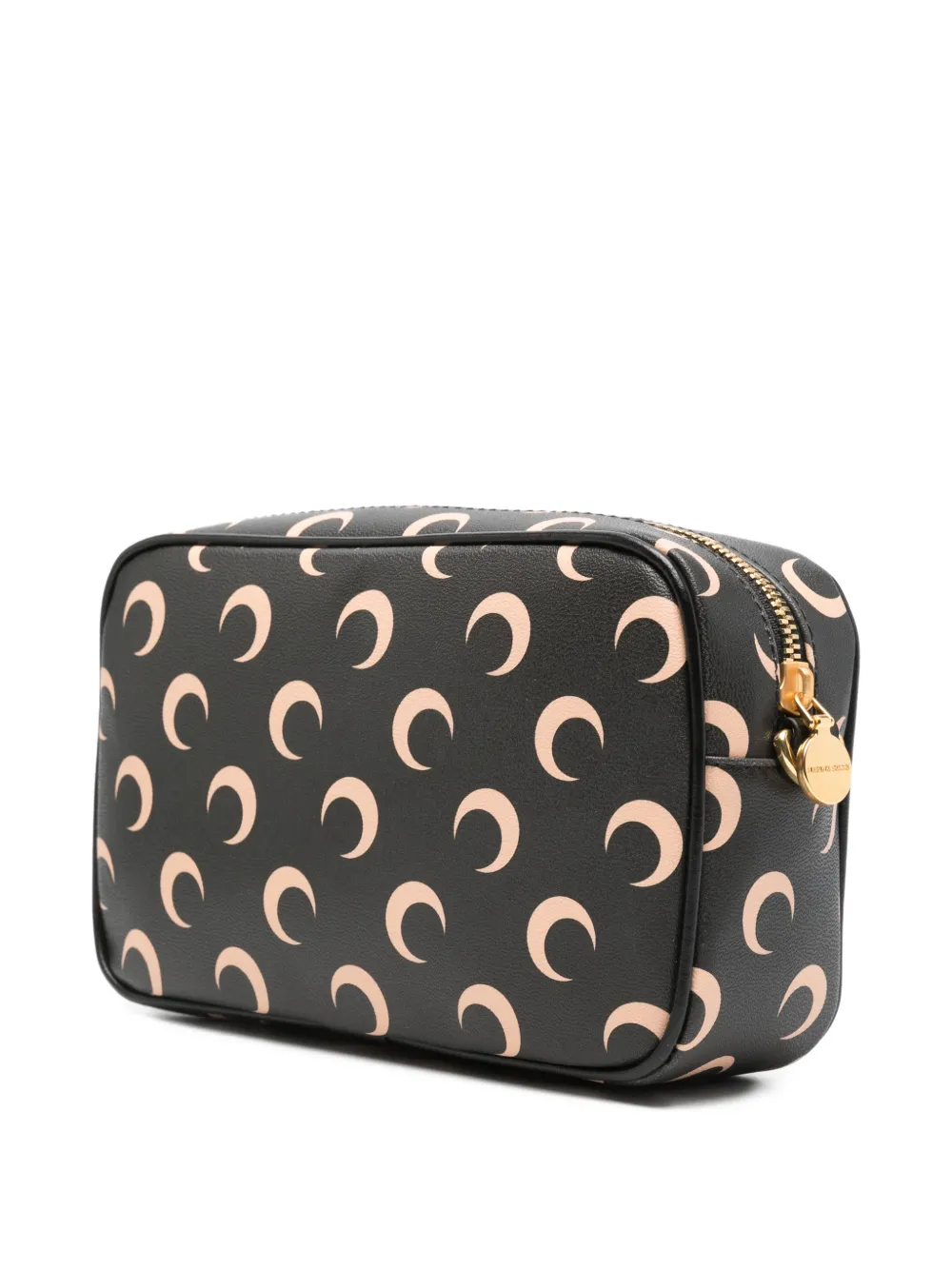 Marine Serre Moon Canvas Camera schoudertas Zwart