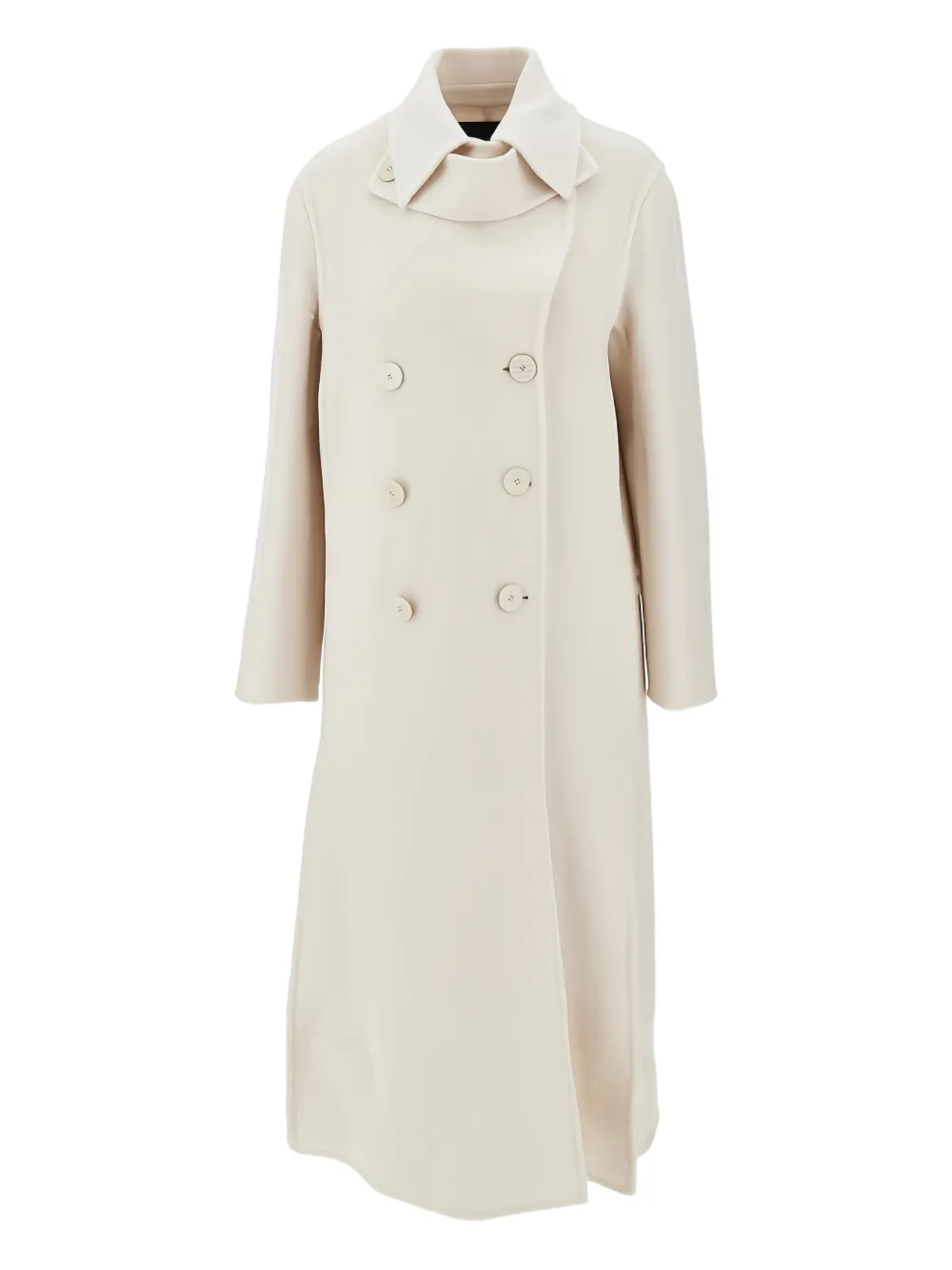 Seafarer double-breasted coat | Neutrals | Image 1