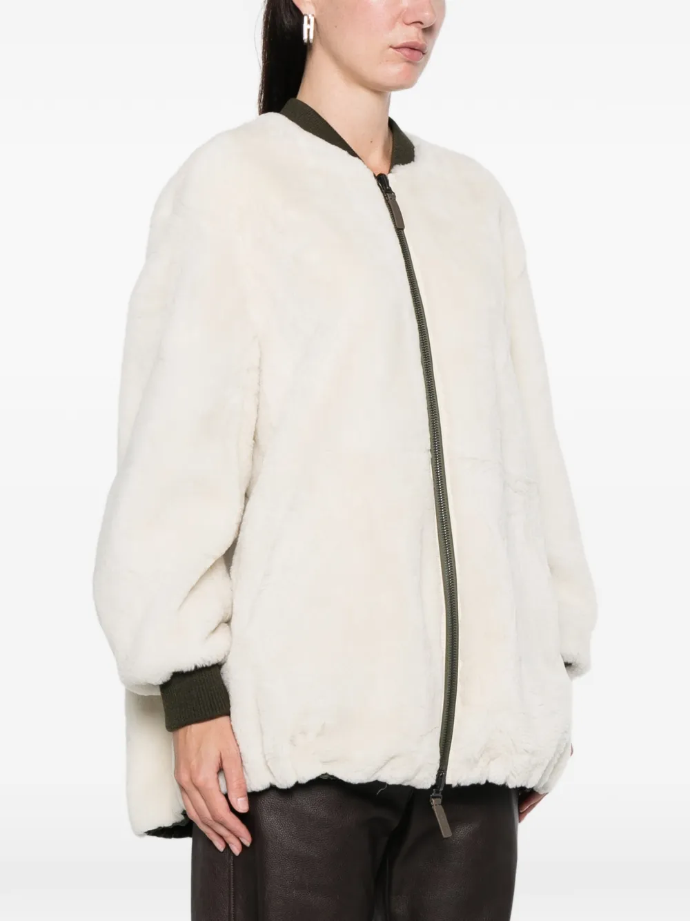 Zip-Fastening Coat