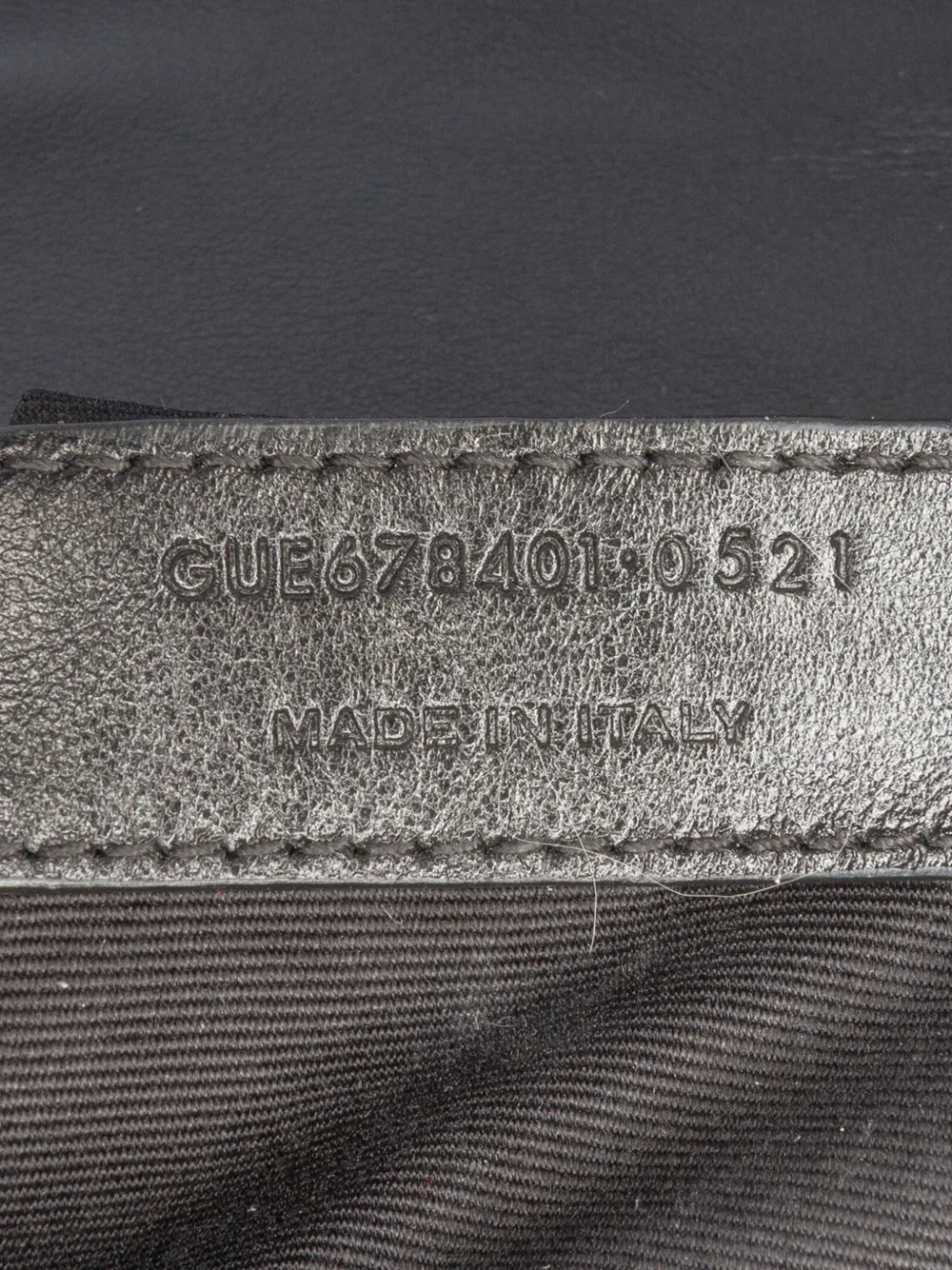 Pre-owned Saint Laurent 2021 Toy Matelasse Leather Monogram Loulou Crossbody Bag In Black