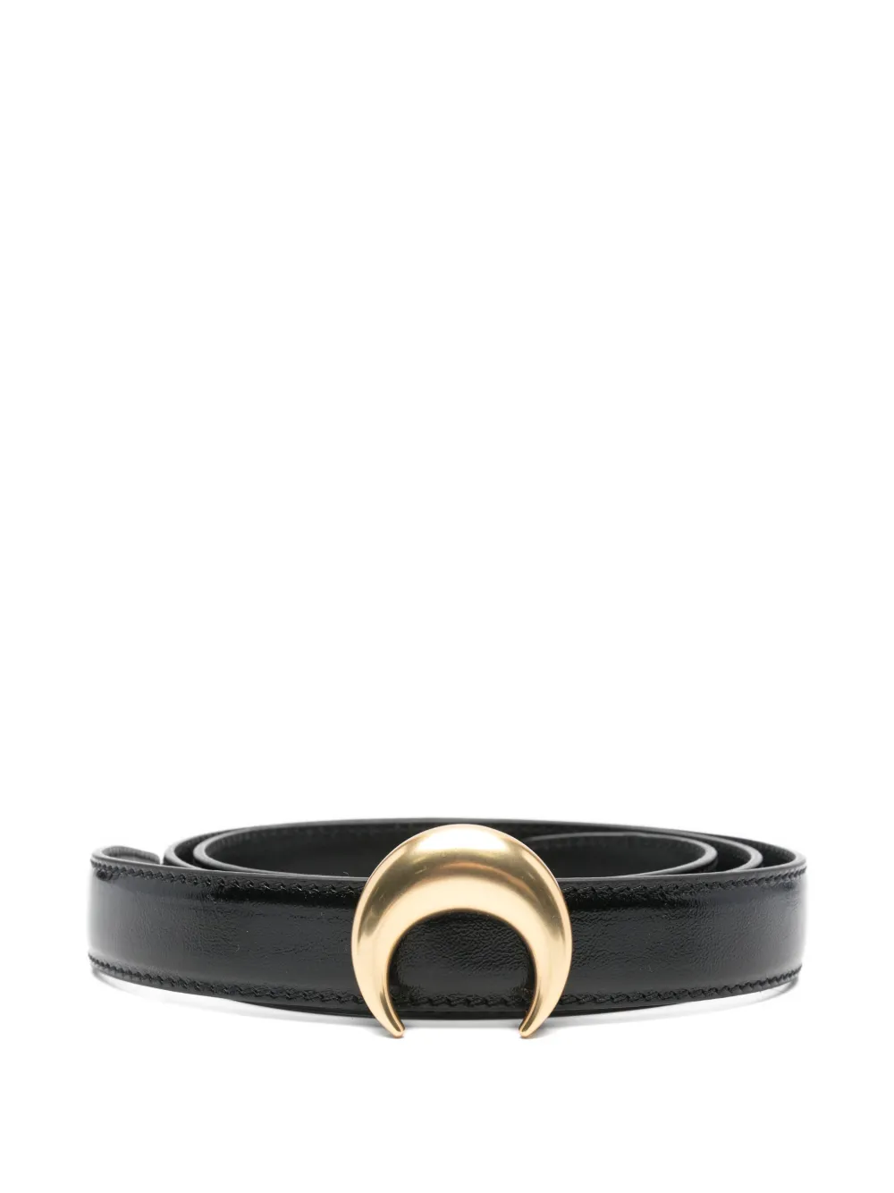 Marine Serre crescent buckle belt - Nero
