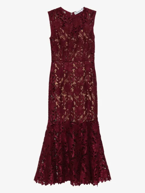 Self-Portrait sleeveless midi dress
