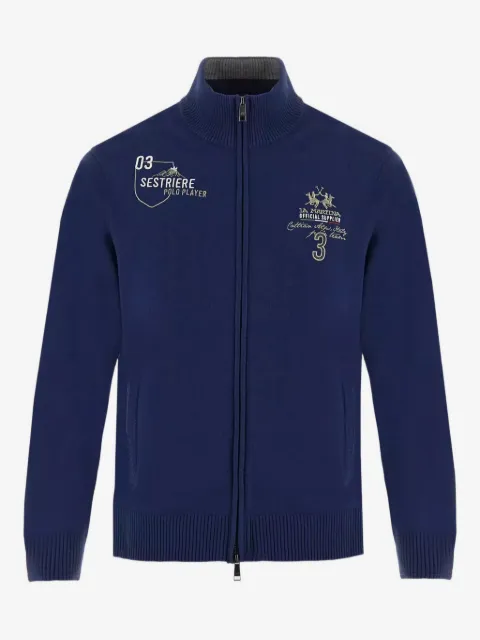 La Martina Bradford zip-fastening cardigan