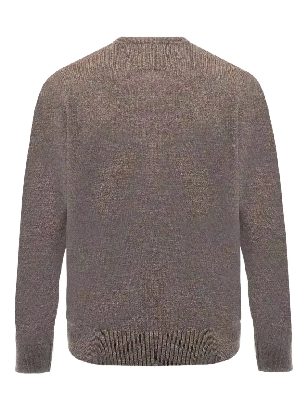 La Martina Barrie trui met V-hals en logodetail - Bruin