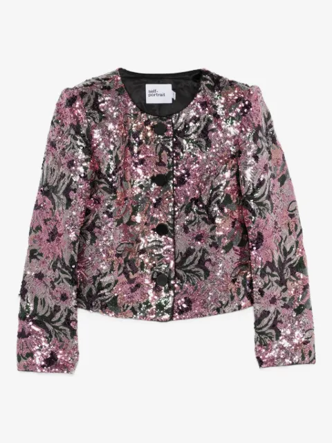 Self-Portrait sequined jacket