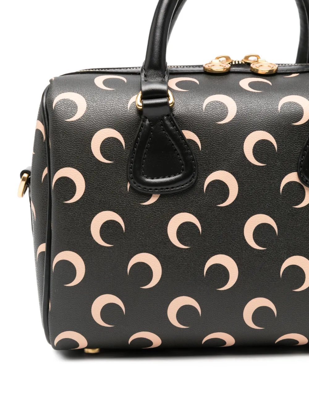 Marine Serre Moon canvas tas Zwart