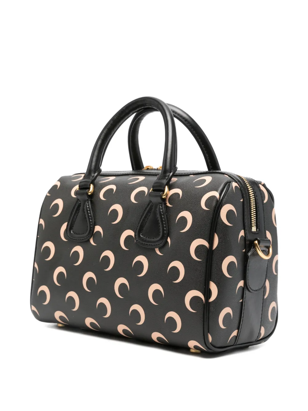 Marine Serre Moon canvas tas Zwart