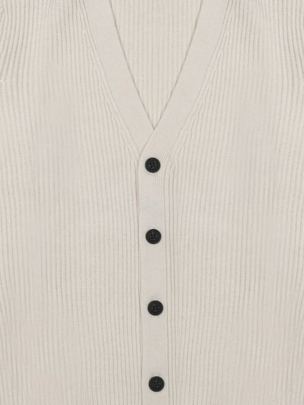 MC2 Saint Barth Ribgebreid vest Beige