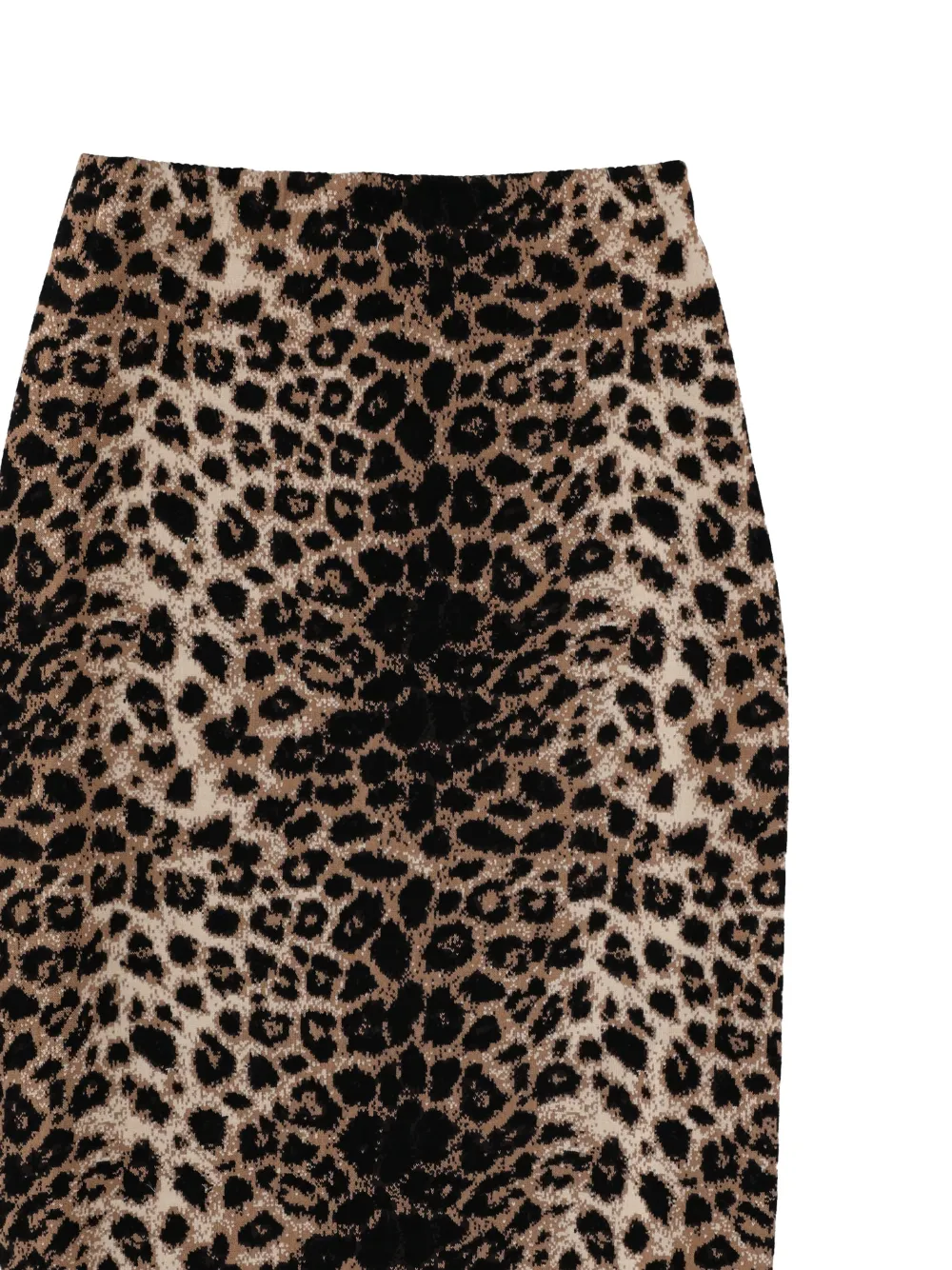 Circus Hotel animal-print skirt - Beige