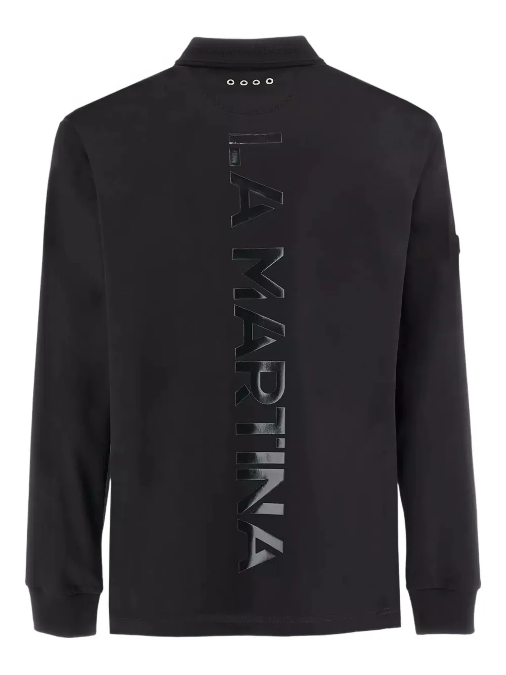 La Martina Booker poloshirt met lange mouwen - Zwart