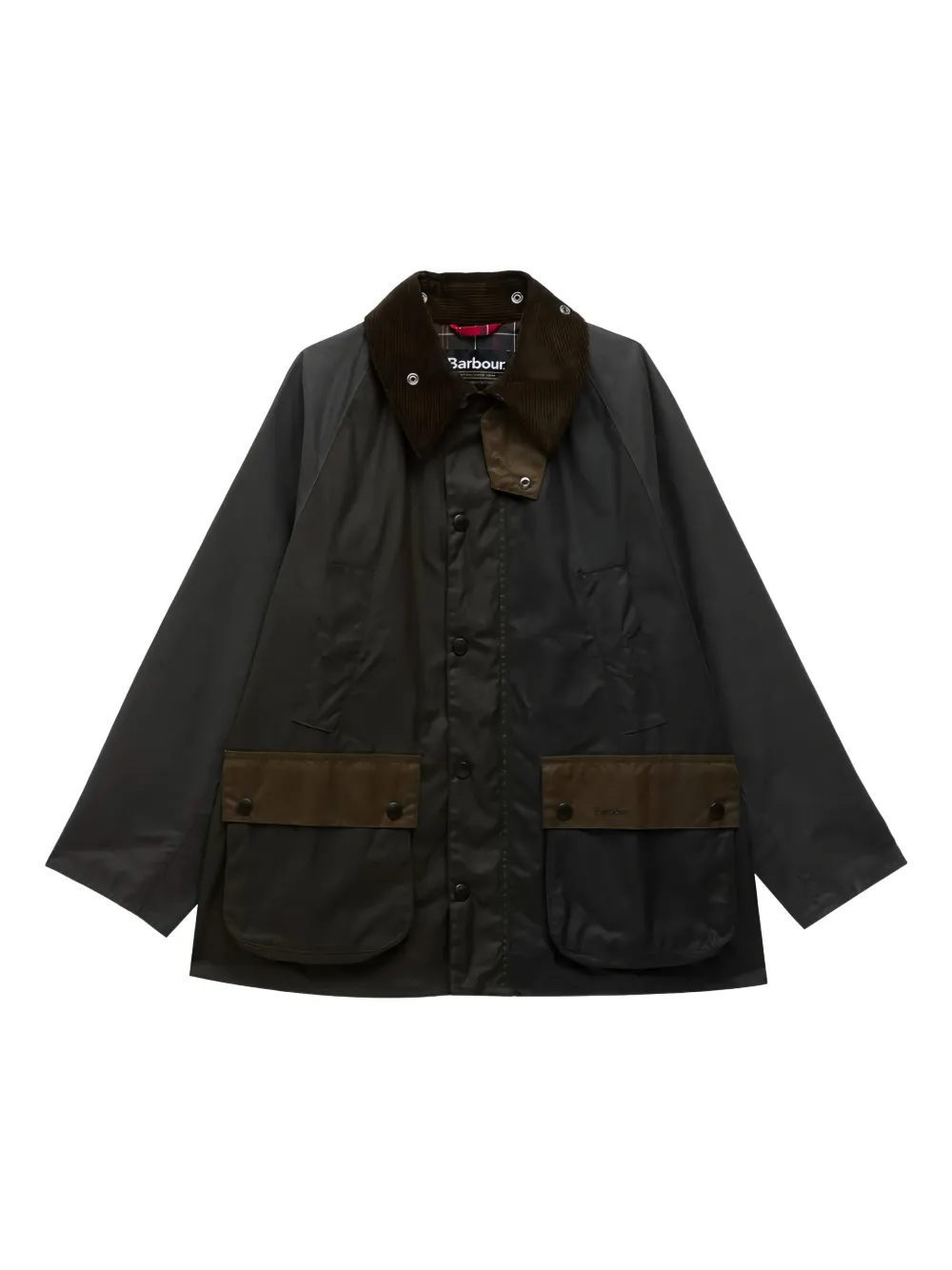 Barbour Bedale corduroy-collar pocket jacket | Green | Image 1