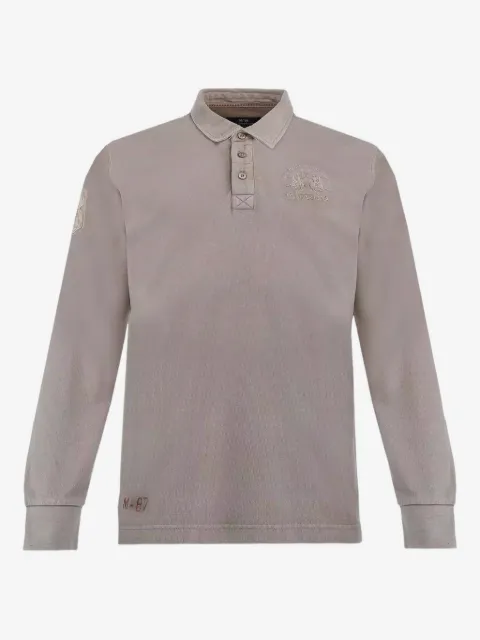 La Martina playera tipo polo Byron con botones