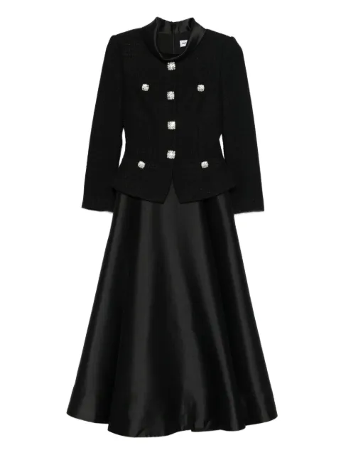 Self-Portrait robe mi-longue à ornements