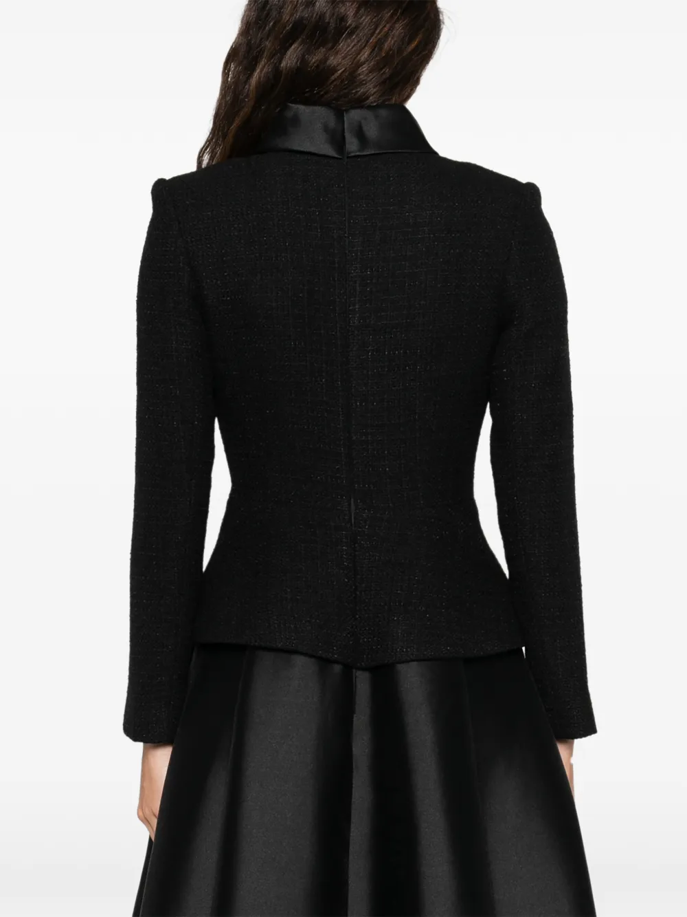 Self-portrait Embellished Midi Dress In Black