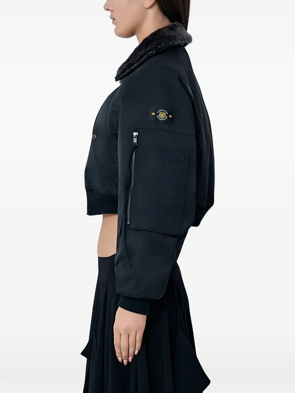  Limi Feu Collar Snap-button Jacket - Black 