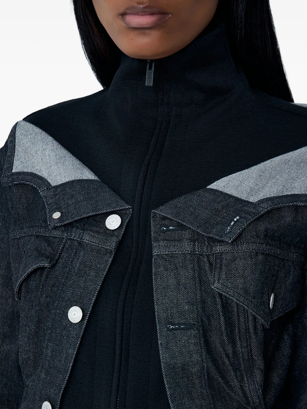Yohji Yamamoto Denim jack Zwart