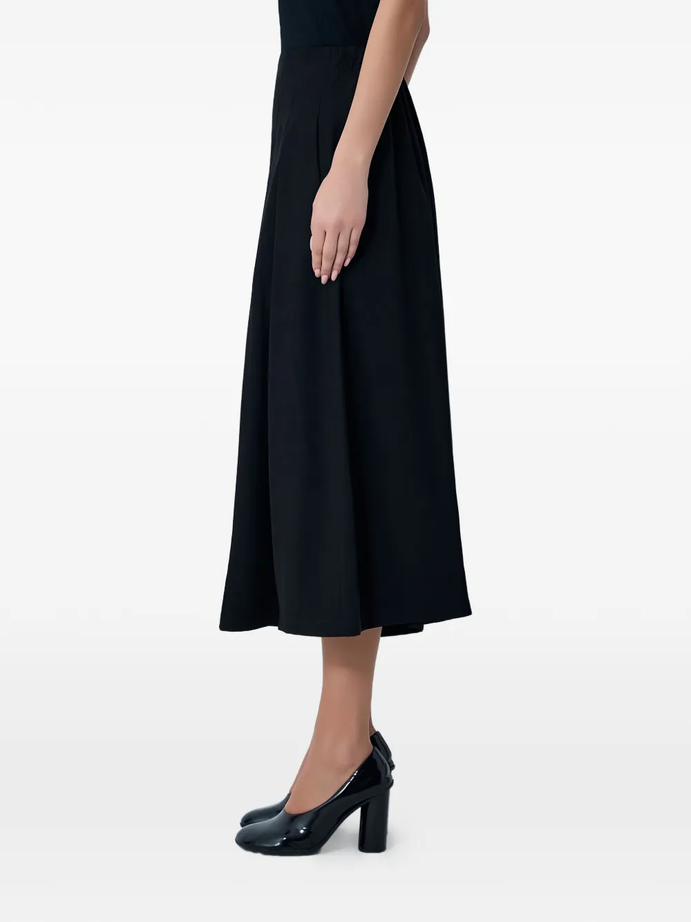 Limi Feu Cropped palazzo plooibroek - Zwart