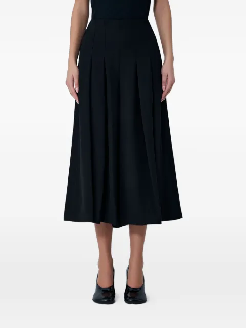 Limi Feu pleated cropped palazzo pants  