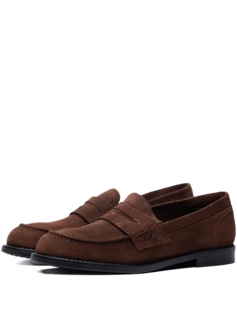 Poche Paris round-toe suede loafers