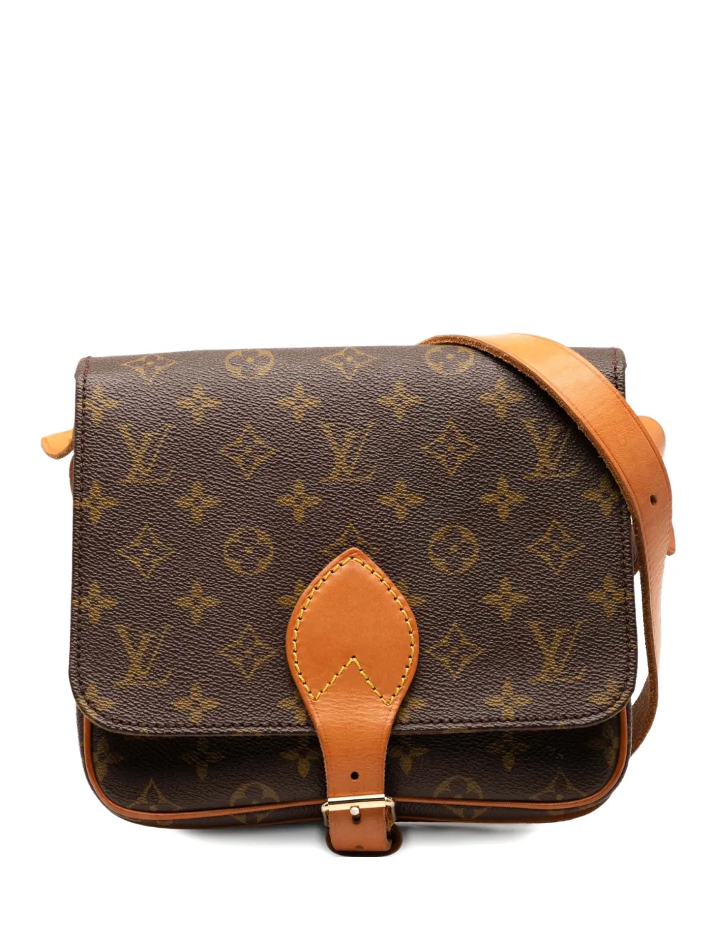 Louis Vuitton Pre-Owned 1990-2025 Monogram Cartouchiere MM crossbody bag - Braun