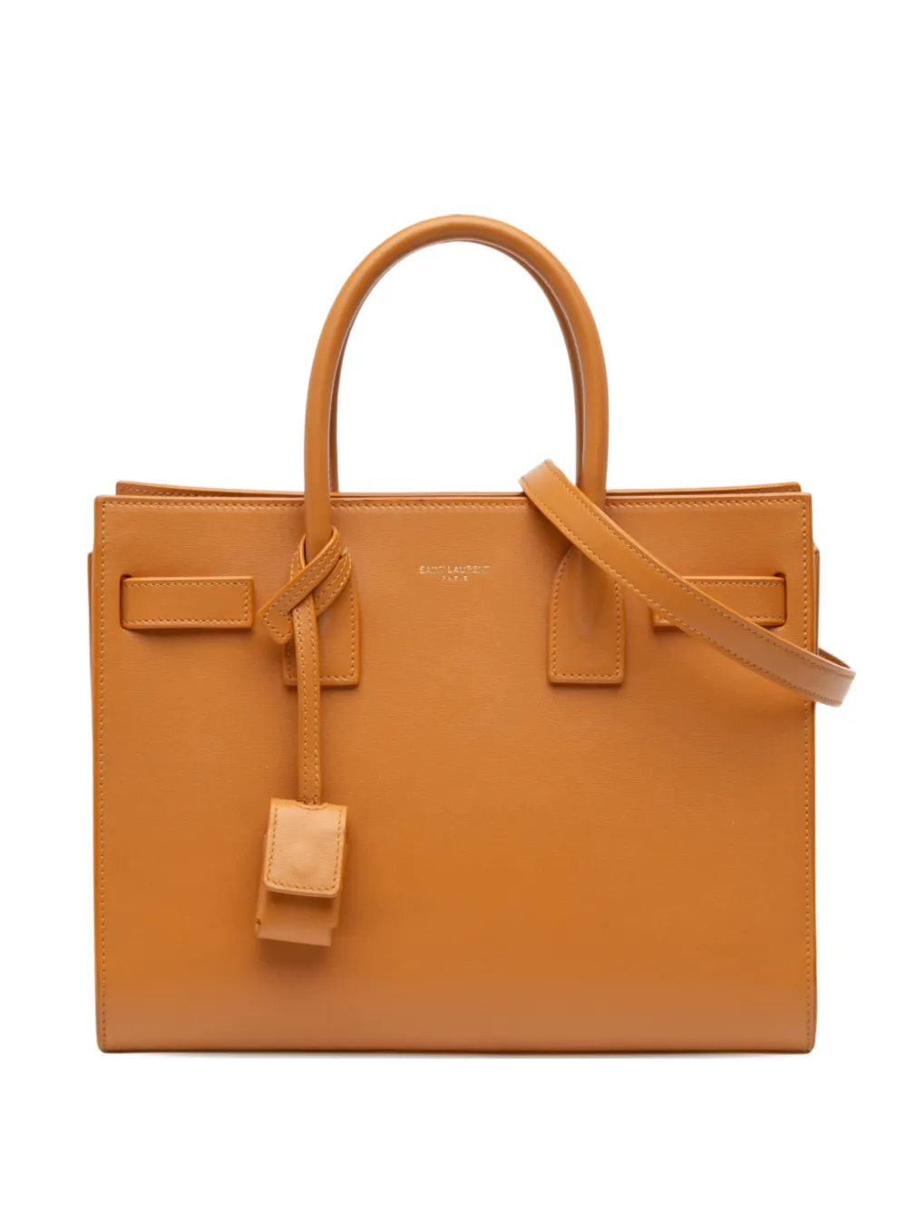 Saint Laurent Pre-Owned 2020 Baby Leather Sac De Jour satchel | Brown | Image 1