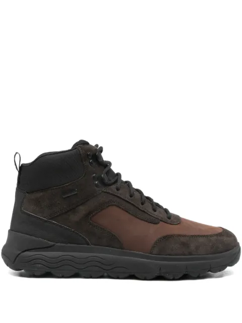 Geox Spherica 4x4 Abx lace-up panelled boots