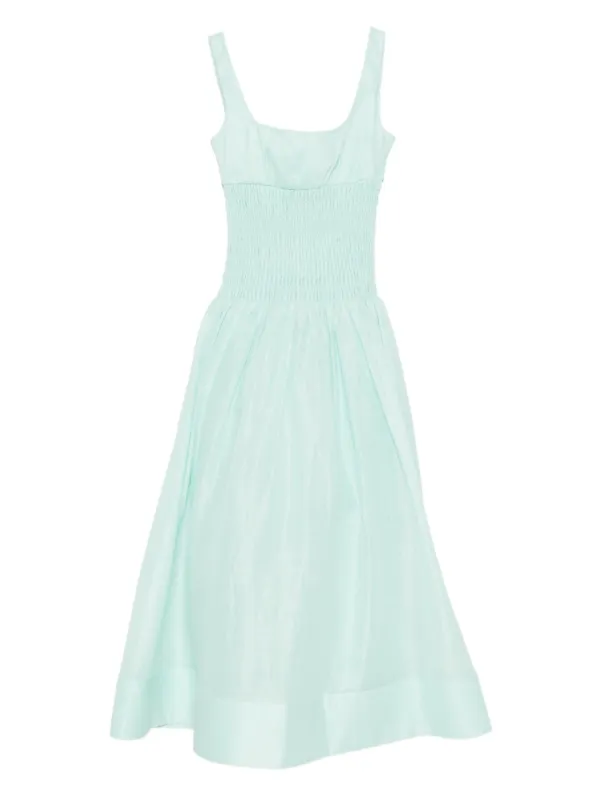 sachin and babi light blue dress Self-Portrait Navy Boucl Chiffon Mini Dress