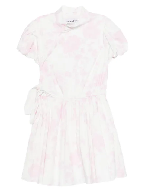 Self-Portrait floral print mini dress