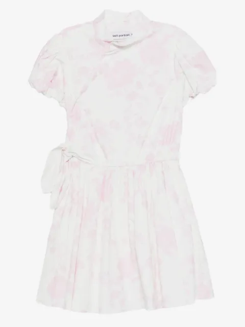 Self-Portrait floral print mini dress