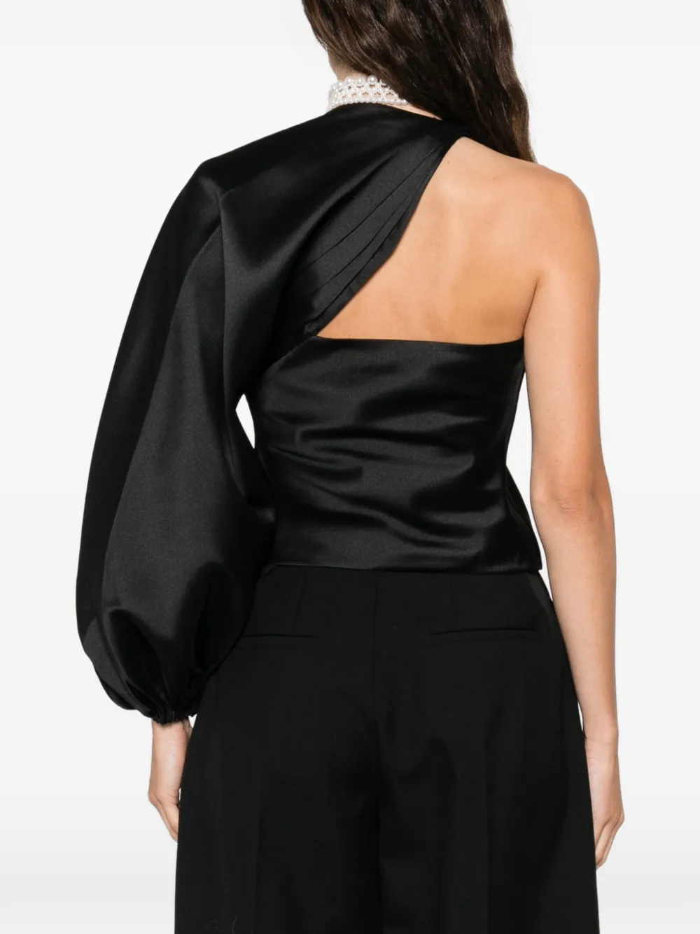 Self-Portrait Asymmetrische top Zwart