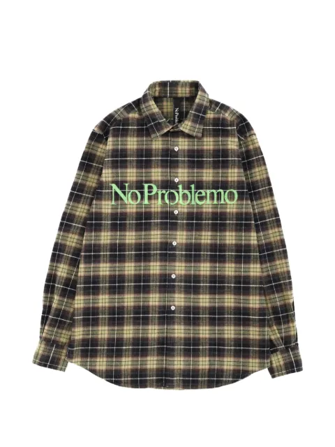 NO PROBLEMO plaid shirt