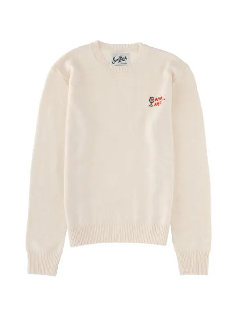 MC2 Saint Barth embroidery crew neck sweater