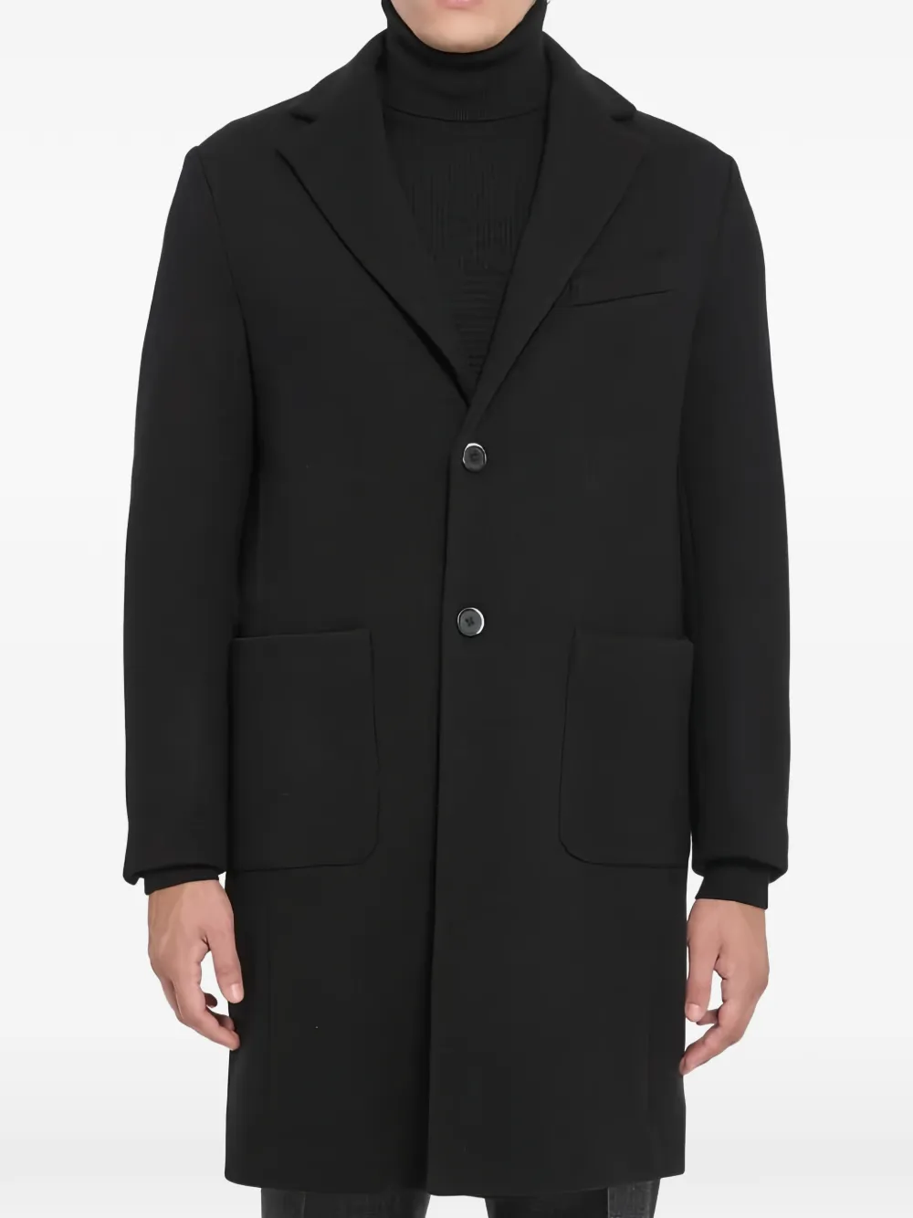 Barena button pocket coat | negro | Image 1
